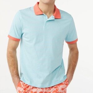 Men’s Lightweight Striped Polo Shirt